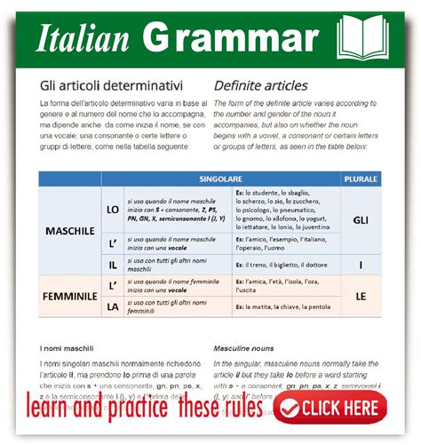 Pin On Italian Grammar