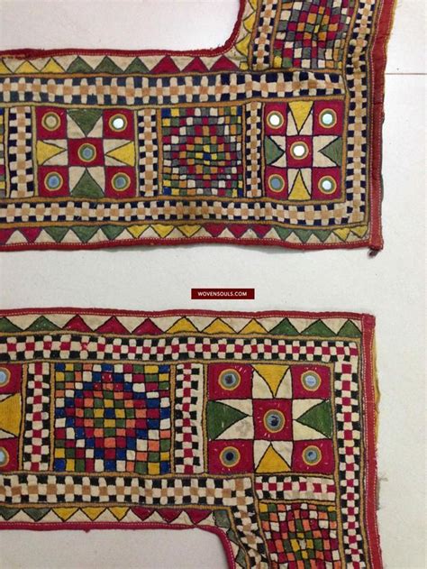 695 Sold Vintage Gujarat Embroidery Indian Textile Art For Wall Decor