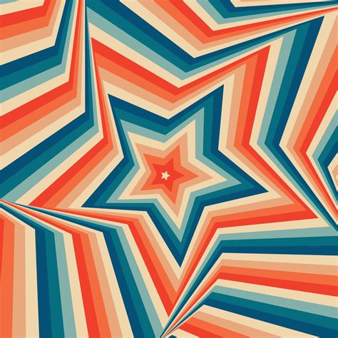 Ilusión óptica Estrella Psicodélica Abstracta 13308331 Vector En Vecteezy