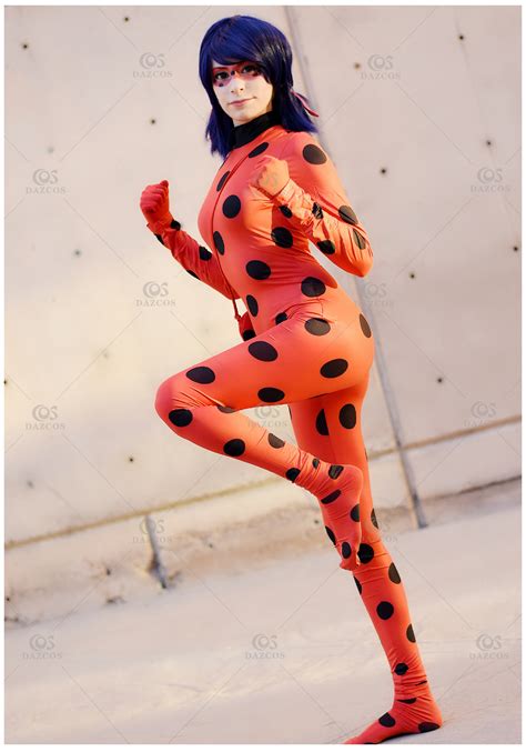 Miraculous Ladybug Cosplay Costume Bodysuit With Detachable Gloves Socks