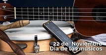 22 de noviembre el Día de los músicos - Día de Santa Cecilia
