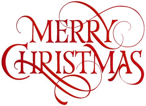 Download High Quality Merry Christmas Clipart Red Transparent Png