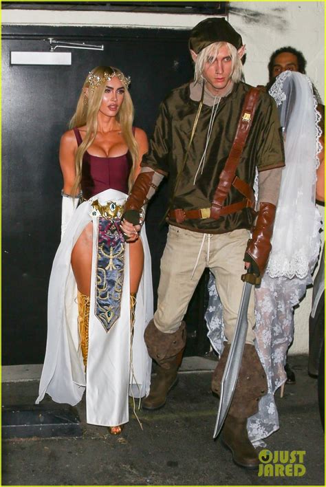 Megan Fox And Machine Gun Kelly Dress Up As Iconic Video Game Characters For Halloween Photo
