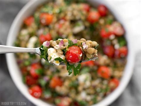 Marinated Lentil Salad Is Bright And Flavorful And Infused With Bold