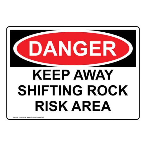 Steep Cliff Drop Off Sign Nhe 50562