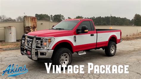 Vintage Package Akins Ford F 250 Xlt Classic Retro Paint Deluxe Tu Tone