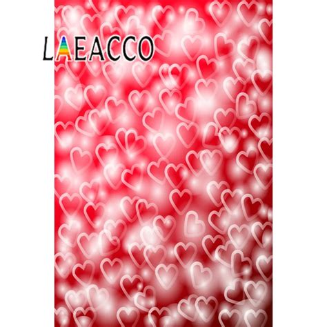 Laeacco Dreamy Love Heart Light Bokeh Polka Dots Portrait Baby Child