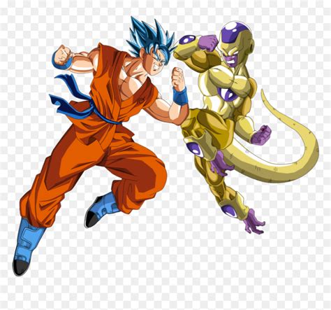 Goku Piccolo Gohan Krillin Vegeta And Yamcha Golden Freeza Vs Goku