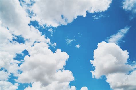 Blue Background With White Clouds