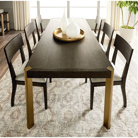 Bassett Modern Astor And Rivoli Contemporary 7 Piece Table And Chair