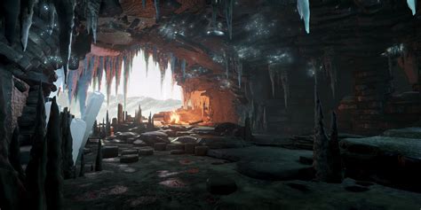Artstation Ue4 Realtime Cave Scene Absolute Zero Timothy Dries