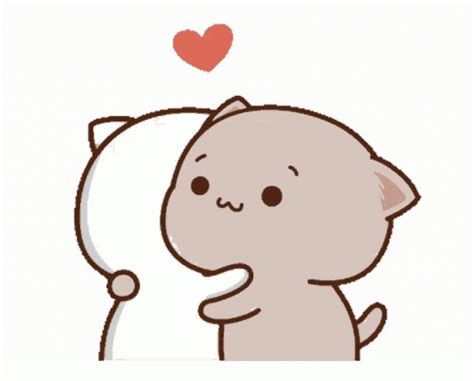 A Cartoon Cat With A Heart Above Its Head And The Caption That Says I