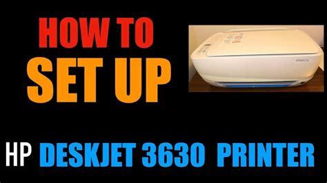 How To Enter Setup Mode On Hp Deskjet 3630 All In One Printer Review