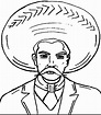 Dibujos de Emiliano Zapata 2 para Colorear para Colorear, Pintar e ...