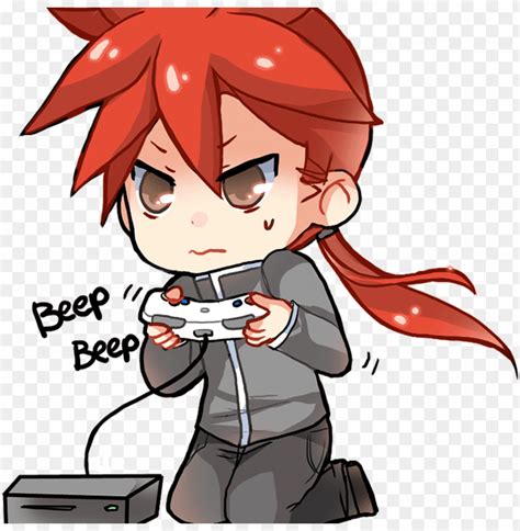 Download Anime Character Playing Video Games Png Free Png Images Toppng