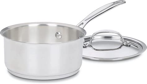Cuisinart 719 16 Chefs Classic Stainless 1 12 Quart Saucepan With