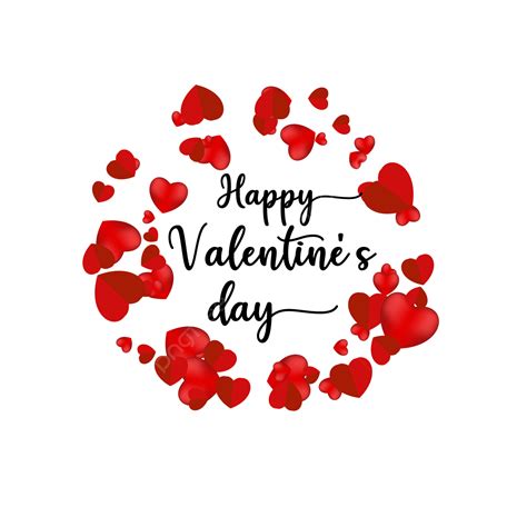 Happy Valentine Day Vector Hd Images Happy Valentine S Day Png With