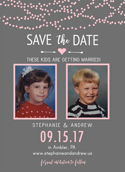 Wedding Save The Date Funny Cute These Kids Are Getting Married