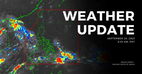 Pagasa Southern Luzon And Visayas Western Section Still Affected By Southwest Monsoon