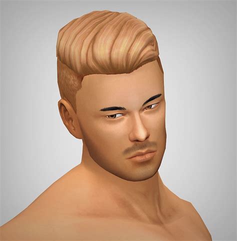 Sims 4 Long Male Hair Cc
