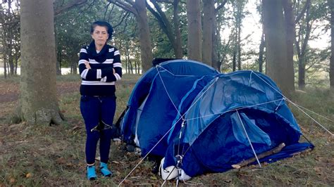 Homeless Couple Living In Tent In Phoenix Park