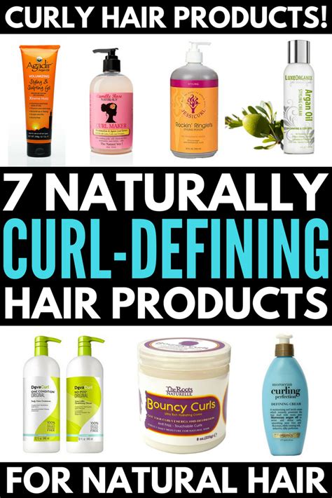 7 Natural Hair Care Products For Curly Hair And How To Use Them In 2020