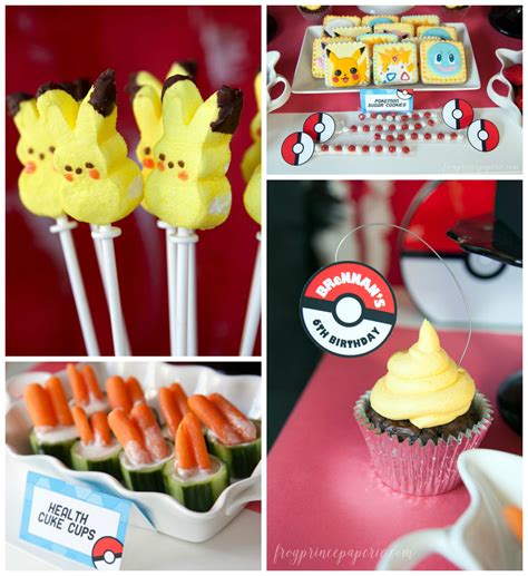 Easy Pokemon Birthday Party Ideas Page 3 Of 4 Frog Prince Paperie