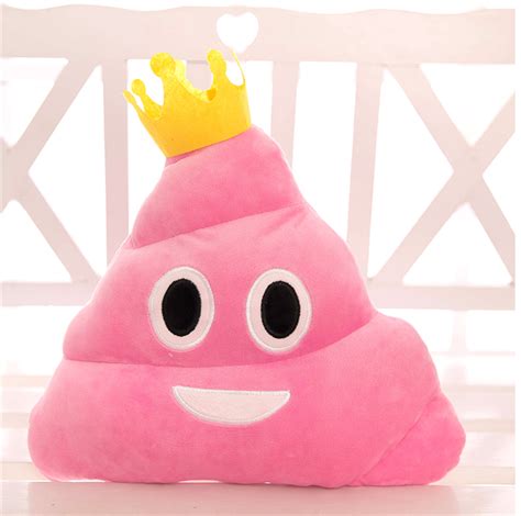 Crown Poop Emoji Pillow Plush Toy Doll Soft Pillow For Home Decor Buy