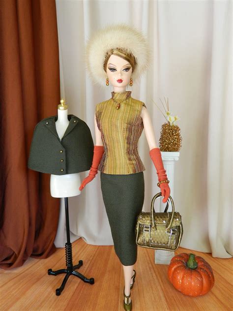 Autumn Dawn Ooak Fall Fashion For Silkstone Barbie By Joby Originals