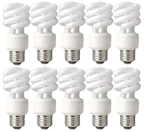 Ecosmart 60w Equivalent 2700k Spiral Cfl Light Bulb Soft White 12 Pack