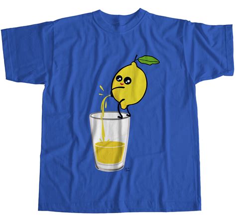 1tee Mens Lemon Pees In Glass T Shirt Ebay