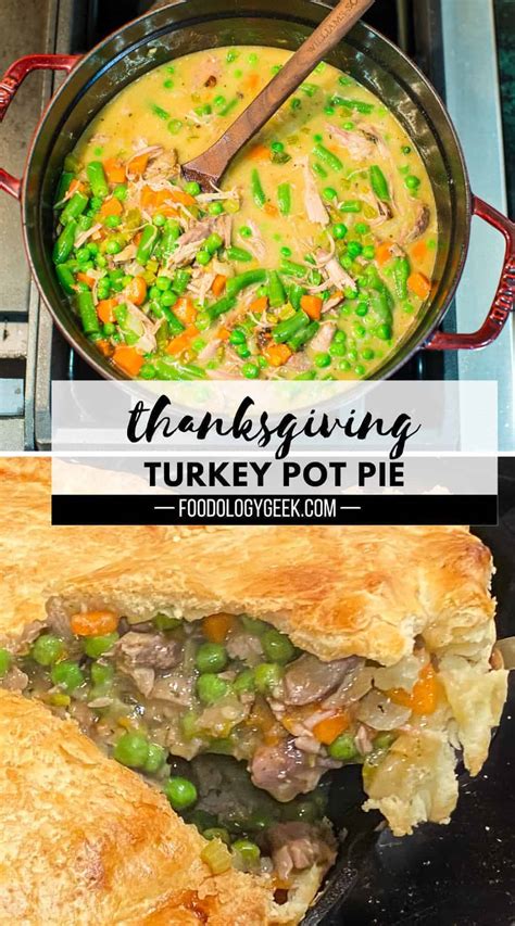 Easy Turkey Pot Pie Recipe with Leftover Thanksgiving Turkey