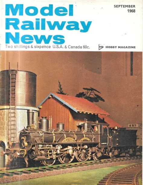 Vintage Model Railway News Magazine Sept 1968 189 Picclick
