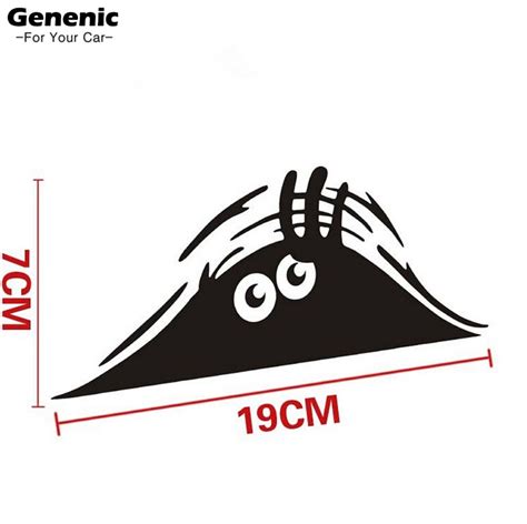 1pc new funny peeking monster auto car walls windows sticker graphic vinyl car decal buy at