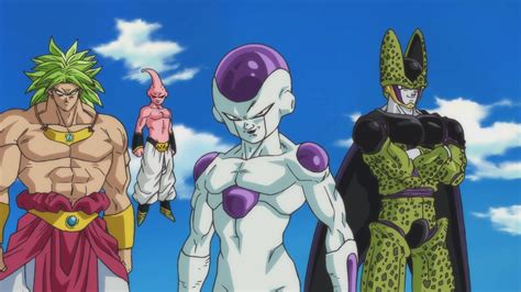 Broly Cell Majin Buu And Frieza Dragon Ball