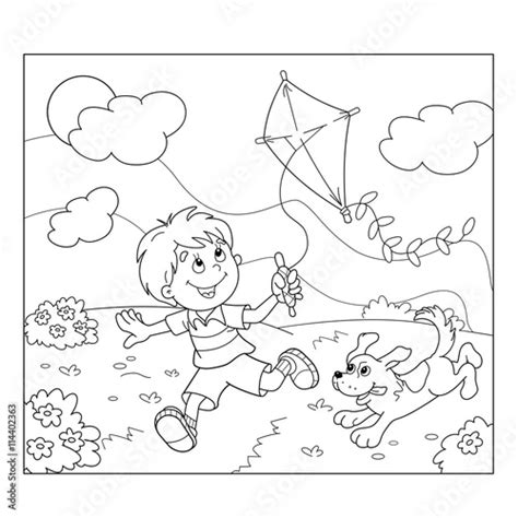 Drawing Kite Outline