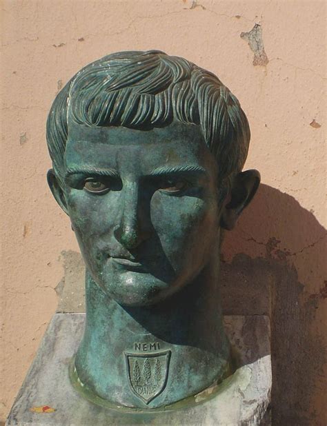 Bust Of Caligula From Lake Nemi In The Alban Hills Near Rome Roman
