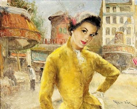 An Oil Painting Of A Woman In Yellow