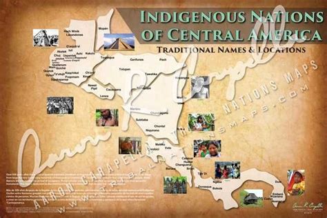 Tribes Of The Pre Columbian Americas Central America Map Central