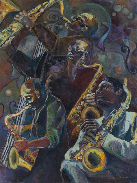 Jazz Saxophone Painting By Anika Ferguson Fine Art America