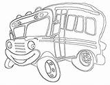 Coloring Tayo Pages Bus Little Comments sketch template