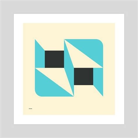 Minimal Abstract Art Print By Jazzberry Blue Geometric Abstractart