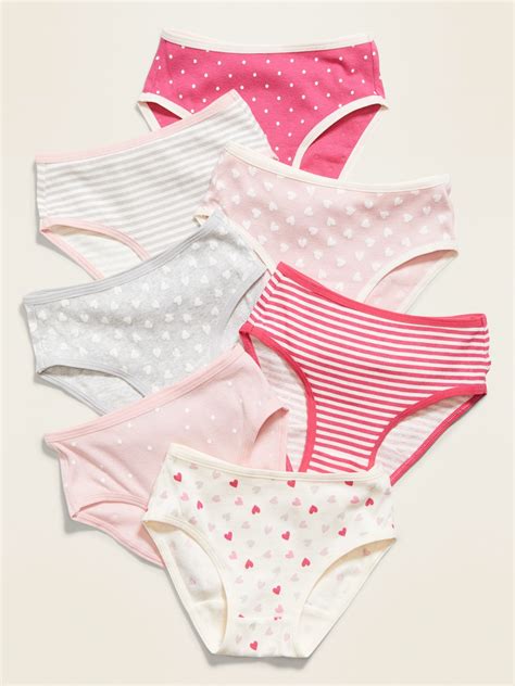 Patterned Underwear 7 Pack For Toddler Girls Old Navy