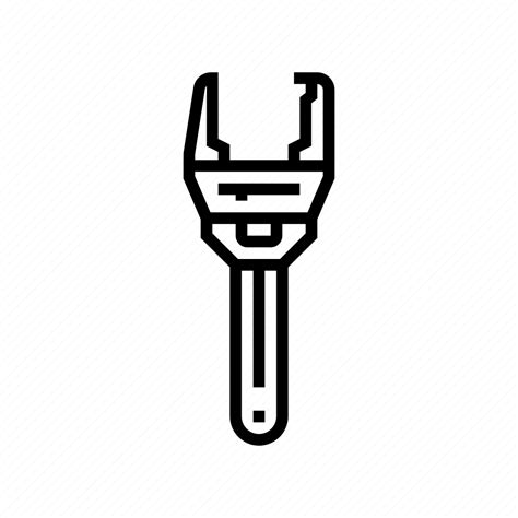 Plumbers Wrench Tool Spanner Repair Work Maintenance Icon
