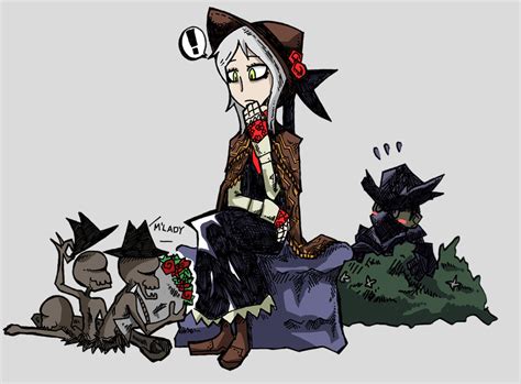 Hunter Messengers And Plain Doll Bloodborne Drawn By