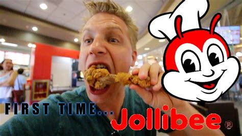 First Time Eating Jollibee Food Taste Test Reaction Youtube