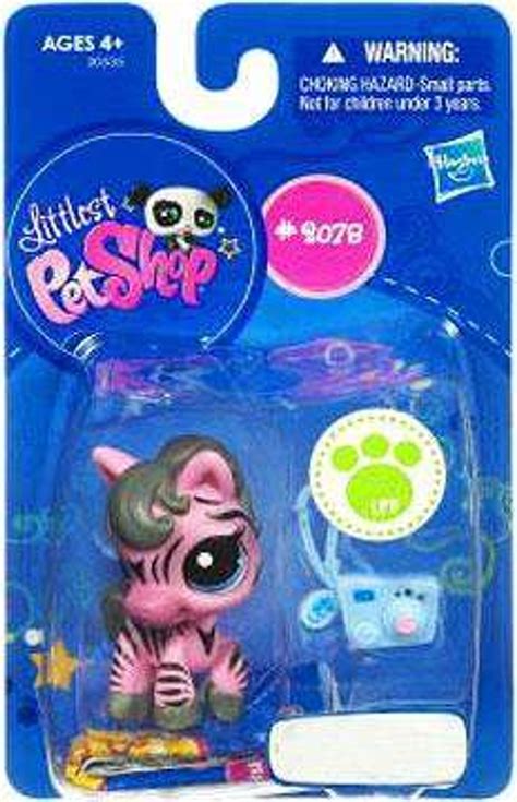 Littlest Pet Shop Pink Zebra Exclusive Figure 2078 Hasbro Toys Toywiz