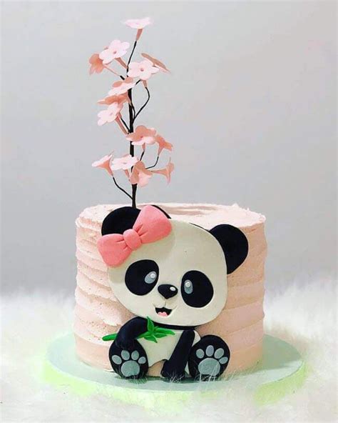 Pin By Sarah Saffira On Cake Design In Panda Birthday Cake Cake