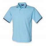 Images of Sky Blue School Polo Shirts