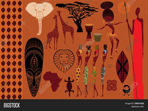 Africa Icons Vector And Photo Free Trial Bigstock